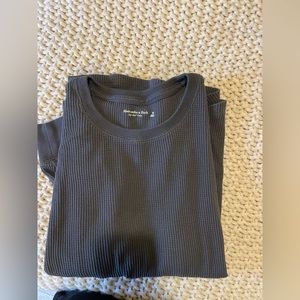Abercrombie & Fitch Soft Waffle Long Sleeve